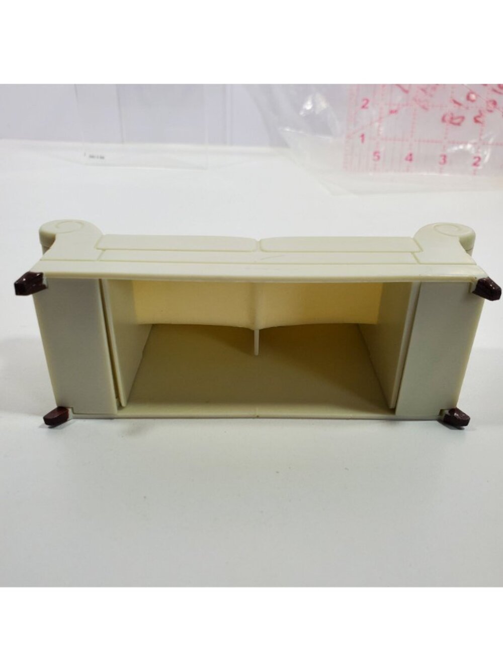Couch Armchair Dining Chair Vintage Plastic Unmarked Dollhouse Furniture Lot - Picture 9 of 13